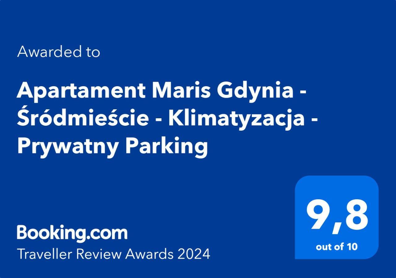 Apartament Maris Gdynia - Srodmiescie - Klimatyzacja - Prywatny Parking Eksteriør bilde